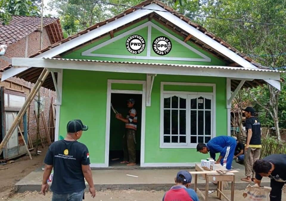 PWD Lakukan Kegiatan Rehab Rumah Milik Bapak Suwito di Grumbul Karangsengon