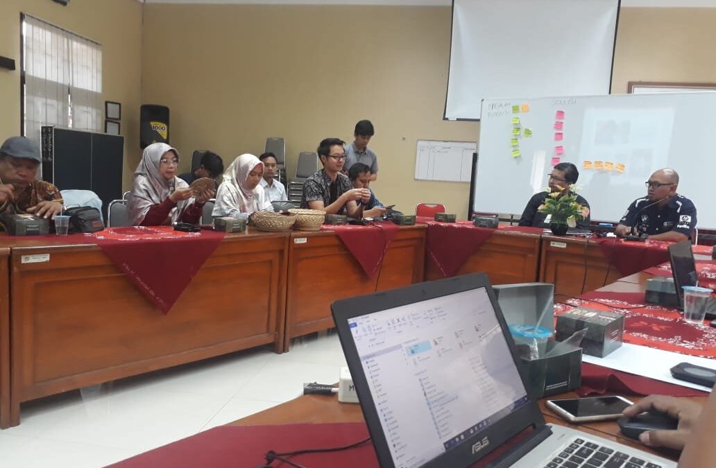 Wahyu, Inovator dari Dermaji Ikuti Diskusi Pengembangan Inovasi dan Kreatifitas di Kabupaten Banyumas