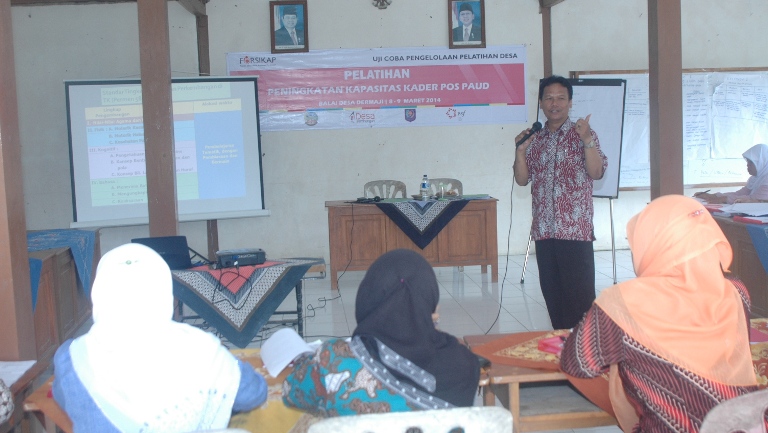 Pelatihan Peningkatan Kapasitas Kader Pos Paud