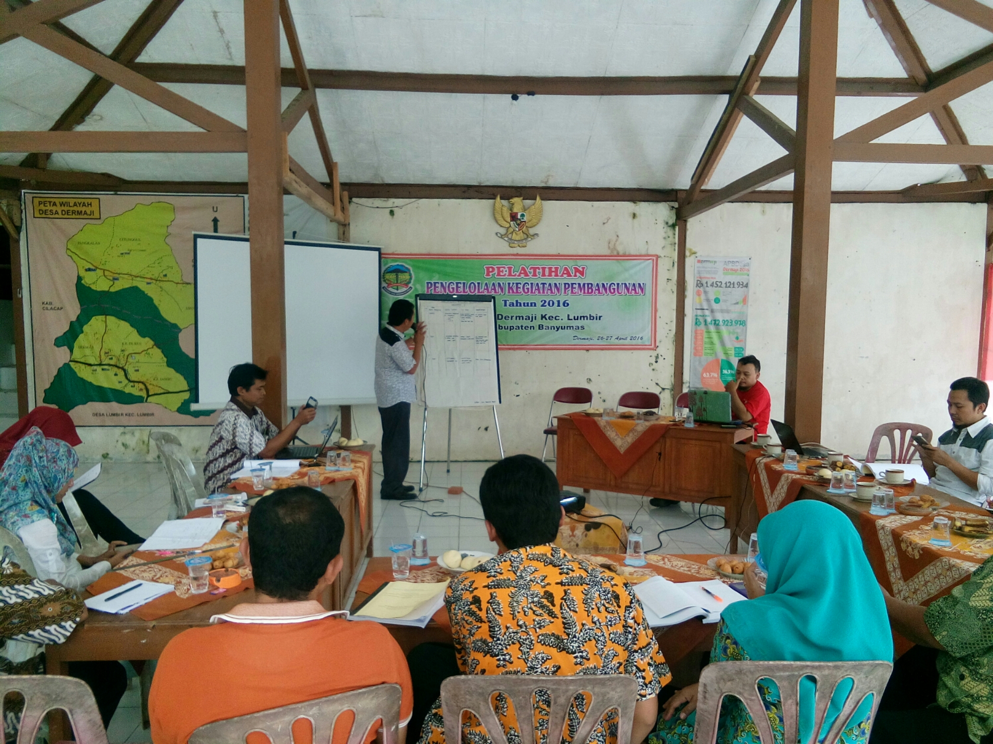 Pemdes Dermaji Selenggarakan Pelatihan Pengelolaan Kegiatan Pembangunan