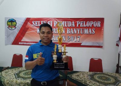 Wahyu Cahyoko Raih Penghargaan Peringkat ke-3 Pemuda Pelopor Kabupaten Banyumas 2017