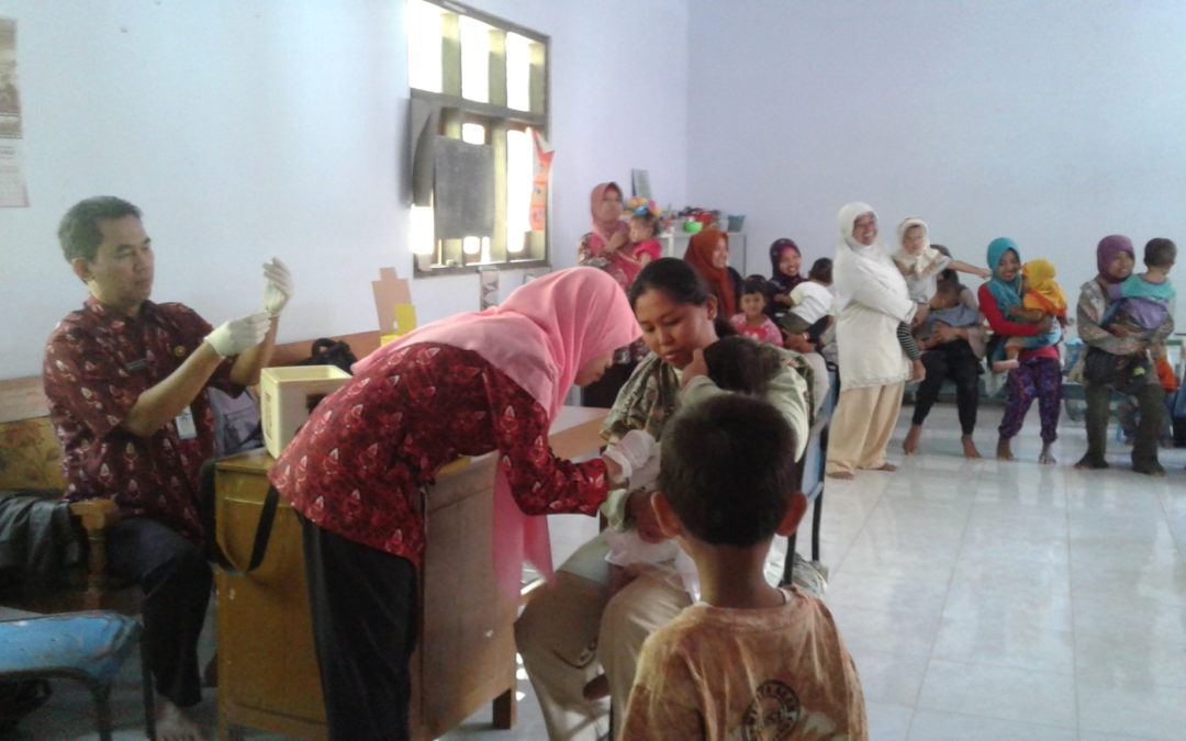 Desa Dermaji Sukses Melaksanakan Imunisasi Measles Rubella