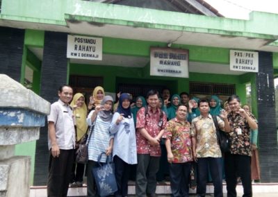 Audit Itjen Kementerian Kesehatan di Posbindu Rahayu