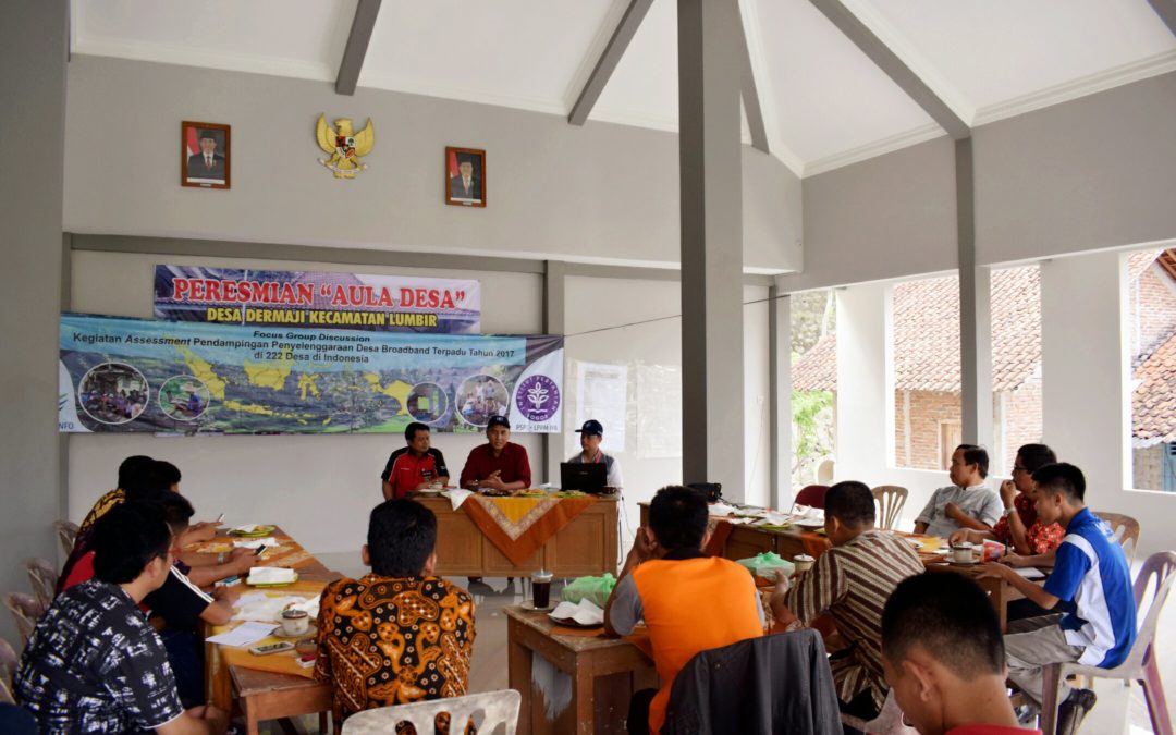 Tim PSP3 IPB Lakukan Assessment untuk Program Desa Broadband Terpadu di Desa Dermaji