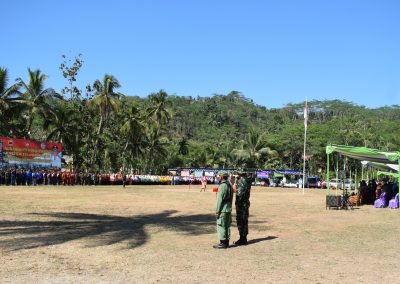 Upacara Pembukaan TMMD di Desa Dermaji Berlangsung Meriah