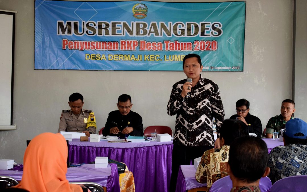 BPD Dermaji Selenggarakan Musrenbangdes Penyusunan RKP Desa 2020