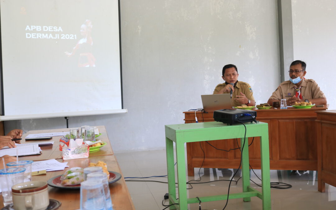 Pemdes dan BPD Dermaji Bahas APB Desa 2021
