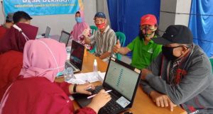 Warga Dermaji Antusias Ikuti Vaksin Covid-19