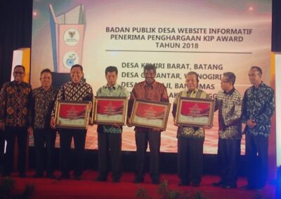 Desa Dermaji Raih Penghargaan sebagai Desa dengan Website Informatif  dari Komisi Informasi Jateng