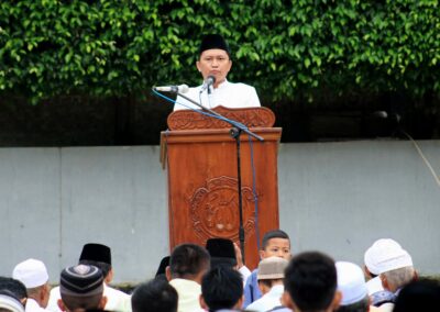 Pidato Idul Fitri, Kades Dermaji Sampaikan Program Strategis dan Sosialisasi Dana Desa